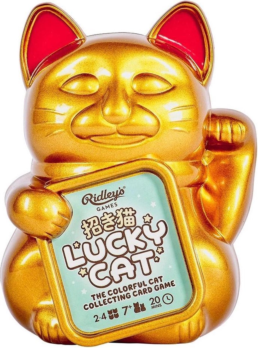 Ridleys Games Kaartspel Lucky Cat Papier/abs Goud (en)